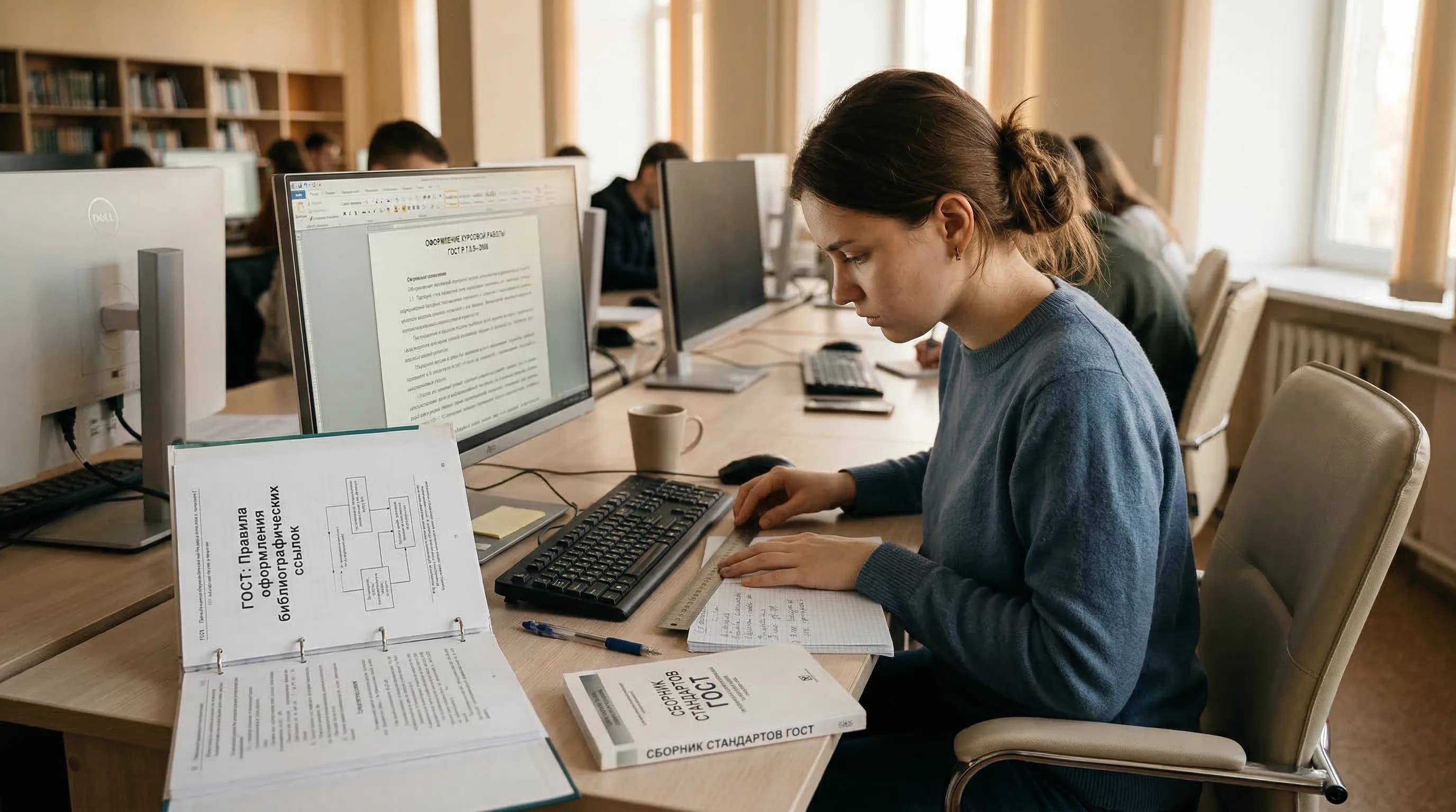 Как оформить курсовую по ГОСТ 7.32